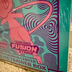 🔥Pokemon TCG Pokemon Center Fusion Strike Elite Trainer Box Sealed (Read Below) - Image 3