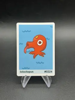 Loloctopus - Octillery #224 Pookiemoot Series 2 Custom Fan Art Pokemon - Image 1
