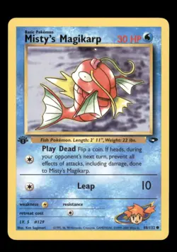 Misty's Magikarp 1st Edition Gym Challenge NM 88/132 Regular Pokemon Common - Image 1