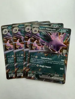Pokemon TCG Team Rocket’s Nidoking ex SVP 217 Sv: Destined Rivals Promo NM - Image 3