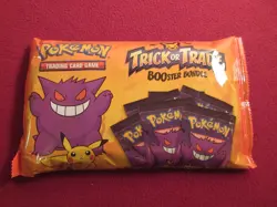 2022 Pokemon Trick Or Treat Trade BOOster 40 Mini Packs New Factory Sealed Bag - Image 1