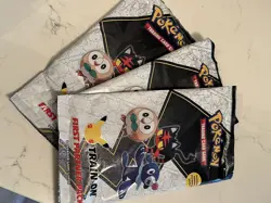 Pokemon 25th Anniversary 1st Partner Pack Jumbo Cards w/Boosters Lot of 3 - Image 1