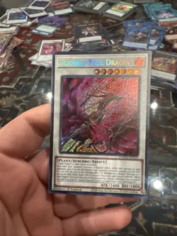 Yugioh! 1x Bramble Rose Dragon DOOD-EN039 Secret Rare 1st Ed NM - Image 1