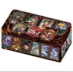 YuGiOh Dueling Heroes Tin 1st Edition 25th Anniversary Mega Tin New & Sealed - Image 1