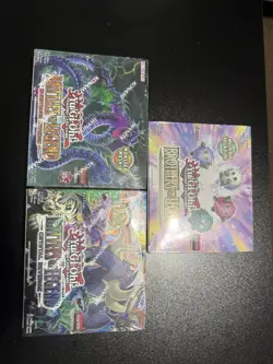 Yugioh Sealed Booster Box Lot 3 Battles Of Legend Brothers Of Legend 1st Edition - Image 1