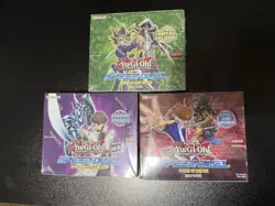 Yugioh Booster Box Sealed Lot 3 Speed Duel Yami Yugi Kaiba Joey 1st Edition - Image 1