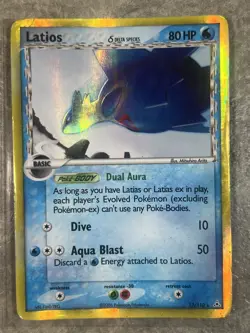Latios - (Delta Species) 12/110 Holon Phantoms Holo Rare Card (DAMAGED) DMG / HP - Image 1