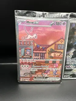 Mewtwo and Mew Pokemon 151 Ultra Premium Collection Promo 3 Card Lot - Image 2