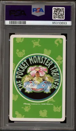 Pokemon Green Playing Cards Bulbasaur Ace of Diamonds #001 PSA 10 Gem Mint - Image 2