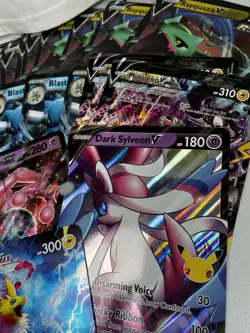 Jolteon VMAX Blastoise EX Rayquaza V Team Rocket Mewtwo 36 Jumbo Card Lot!!!! - Image 2