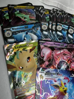Jolteon VMAX Blastoise EX Rayquaza V Team Rocket Mewtwo 36 Jumbo Card Lot!!!! - Image 4