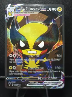 Pikachu Wolverine Cosplay Cute Doujin ACG HOLO Card - Near Mint C. - Image 1