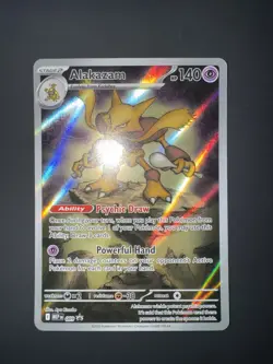 Mega Evolution MEP EN 009 Alakazam ETB Promo Pokemon Card - Image 1
