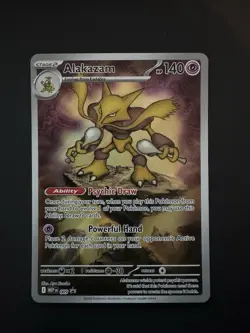 Mega Evolution MEP EN 009 Alakazam ETB Promo Pokemon Card - Image 2