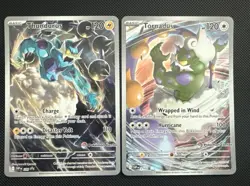 Thundurus 209 & Tornadus 210 Cards- Pokemon Center Stamped Promo Card UNSEALED - Image 1