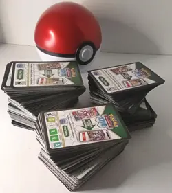 650+ Pokemon TCG Online Code Cards Bulk Lot Many Mixed Sets UNUSED PHYSICAL - Image 1