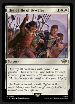 The Battle of Bywater NM/M Lord of the Rings MTG Magic Card - Image 1