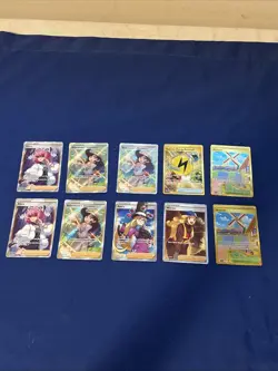 Pokemon Card Lot - 10 Cards From 2021-2023 - 3 Secrect Rares And 7 Full Arts - Image 1