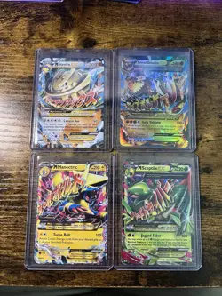 Pokemon Mega M Sceptile EX XY Ancient Origins Holo Card 8/98 Ultra Rare + 3 More - Image 1