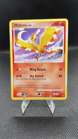 LP Moltres 36/147 D&P Supreme Victors Rare Non-Holo Pokemon Card!! - Image 1