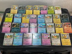 (30) EEVEE CARDS LOT VTG HOLO GLACEON LEAFEON ESPEON JOLTEON EVOLUTION 3 - Image 1