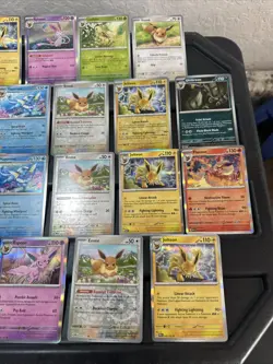 (30) EEVEE CARDS LOT VTG HOLO GLACEON LEAFEON ESPEON JOLTEON EVOLUTION 3 - Image 4