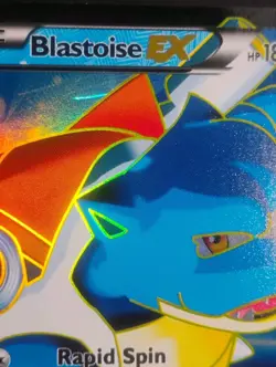 Pokemon TCG Blastoise-EX XY Holo Full Art Ultra Rare Card 155/160 2014 - Image 2