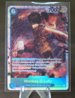 One Piece Card Game Paramount War Monkey.D.Luffy SR OP02-062 English - Image 1