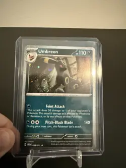 Pokemon Costco Prismatic Evolutions TCG Mini Tin Sealed + Umbreon Foil Card - Image 2