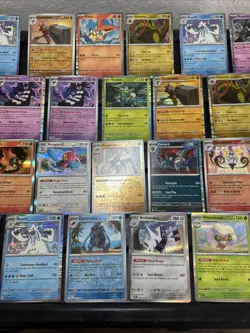 30 Pokemon Cards Lot WOTC VTG ALL RARE HOLO Tyranitar Carracosta Porygon Virizon - Image 4