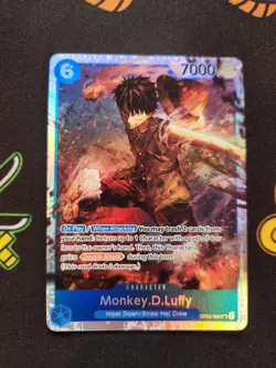 EXACT CARD PICTURED Monkey D Luffy OP02-062 Paramount War One Piece TCG Eng Foil - Image 1