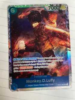One Piece Card Game Monkey.D.Luffy SR OP02-062 Paramount War English - Image 1