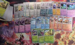 Pokemon SV: White Flare Bulk 195 Cards- 167 Common/uncommon+ 28 Holos+Reverse NM - Image 1