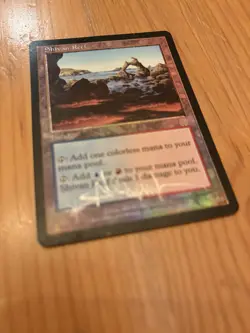 Shivan Reef FOIL Apocalypse NM Land Rare SIGNED MAGIC CARD - Image 2