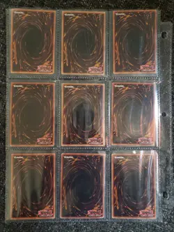 Old School Yugioh Binder Pages First Generation No "EN" Cards All Holo/Rare - Image 3