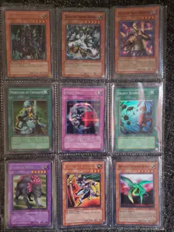 Old School Yugioh Binder Pages First Generation No "EN" Cards All Holo/Rare - Image 4