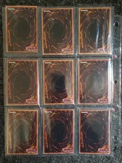 Old School Yugioh Binder Pages First Generation No "EN" Cards All Holo/Rare - Image 5