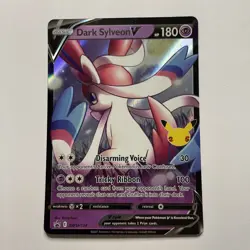 Dark Sylveon v SWSH134 Sword & Shield Promo Card Holo Celebrations Pokemon TCG - Image 1