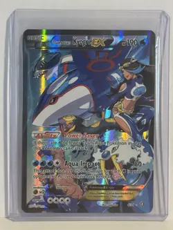 Pokemon TCG Aqua's Kyogre EX Holo Ultra Rare Card 6/34 Double Crisis - Image 1
