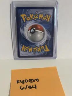 Pokemon TCG Aqua's Kyogre EX Holo Ultra Rare Card 6/34 Double Crisis - Image 2