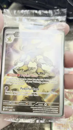 Pokemon TCG Mega Evolution Promo Cards Alakazam and Riolu Factory Sealed - Image 2