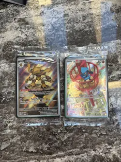 Pokemon TCG Mega Evolution Promo Cards Alakazam and Riolu Factory Sealed - Image 4