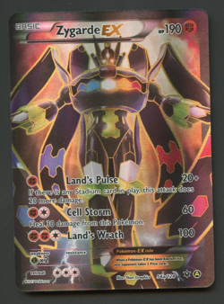 Zygarde EX 54a/124 Fates Collide 1st Edition NM Full Art Ultra Rare Pokemon Card - Image 1