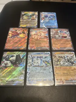 TCG Pokemon EX Card Lot. 8 Cards NM - Image 1