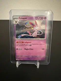 Pokemon Costco Prismatic Evolutions TCG Mini Tin Sealed + Sylveon Foil Card - Image 2