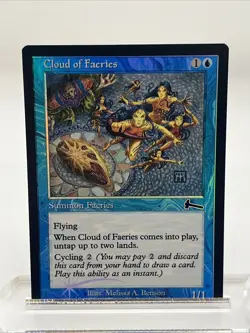 Cloud Of Faeries FOIL Urza’s Legacy Near Mint Never Played Mtg Magic Gathering - Image 1