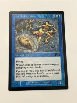 Cloud Of Faeries FOIL Urza’s Legacy Near Mint Never Played Mtg Magic Gathering - Image 2