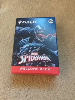 2025 Magic The Gathering MTG Marvel Spider-Man Venom Black Welcome Deck MTG - Image 1