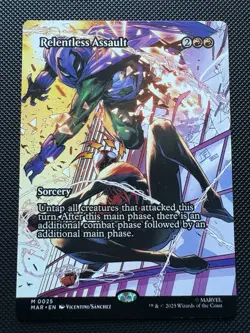 Relentless Assault (Borderless) Marvel Universe Eternal-Legal Regular - Image 1