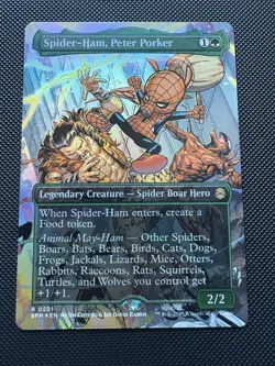 Spider-Ham, Peter Porker (Borderless) Marvel's Spider-Man Foil - Image 1